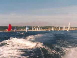 racing around Alderney